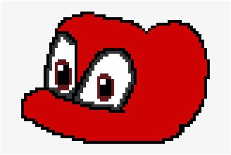 How To Draw Cappy Pixel Art