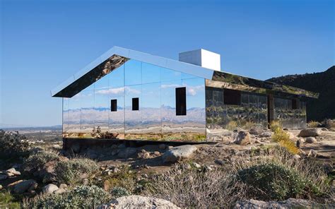 This Mirrored House Blends Right Into The Desert Travel