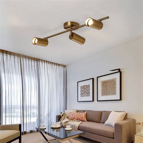 Luxury Modern Living Room Ceiling Light Fixture Nordic Rotatable Led