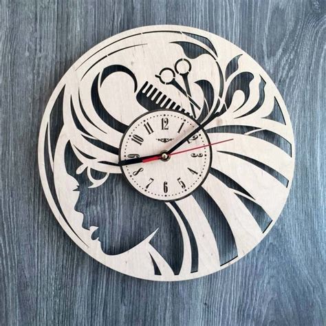 Clock Laser Cut File Svg Dxf Vector Plans Glowforge File Etsy