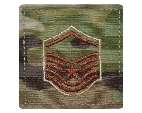 Air Force Master Sergeant Rank Ocpscorpion With Hook And Loop
