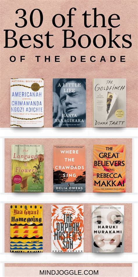 30 Of The Best Books Of The Decade Book Club Books Best Fiction Books Good Books