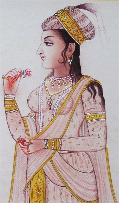 Nur Jahan Mughal Paintings Hindu Art Amazing Art Painting