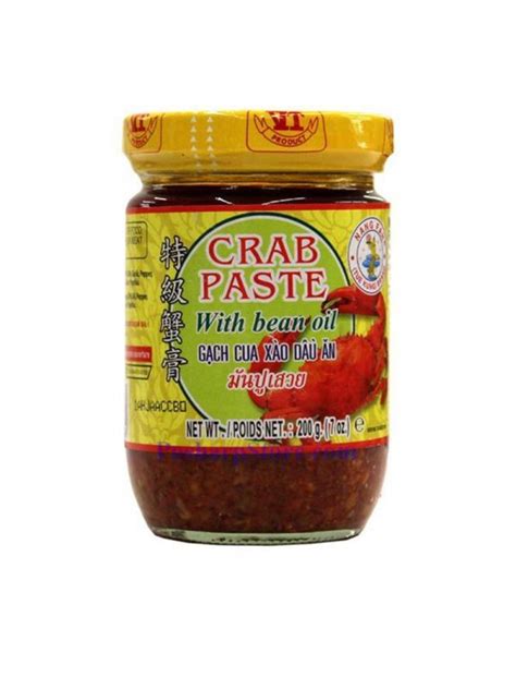 Nang Fah Crab Paste With Bean Oil Vejle Asian Food