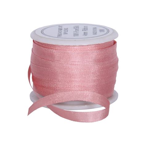 Threadart Pure Silk Ribbon Mm Pale Pink No Sizes