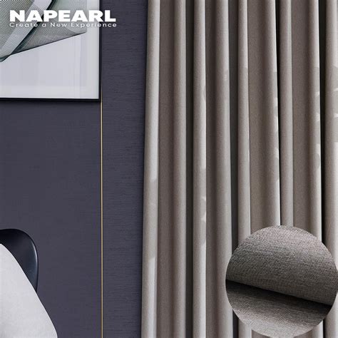 Buy 1pc Napearl 100 Blackout European Curtain Simple Solid Color