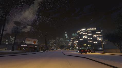 Wallpaper Grand Theft Auto V Night Sky Milky Way Car Los Santos