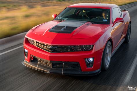 Chevrolet Victory Red Camaro Zl1 Forged S76 Weld Wheels