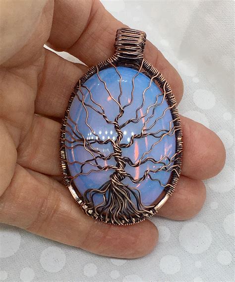 Beautiful Opalite Tree of Life, Wire Wrapped Jewelry, Awesome Christmas Gift, Birthday Gift ...