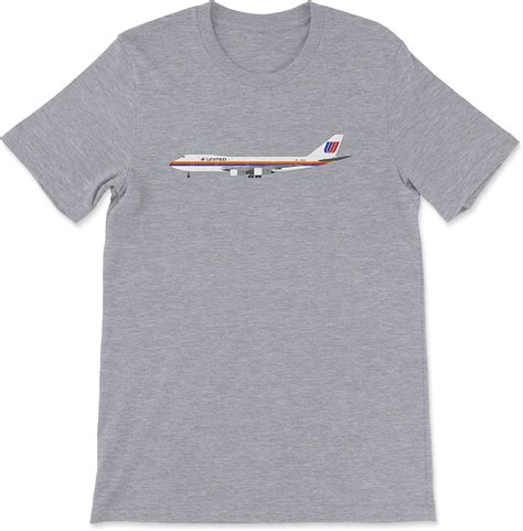 United Airlines Boeing 747 100 Unisex T Shirt Clothing