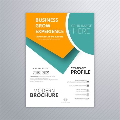 Business Professional Brochure Colorful Template Creative Design 258587