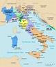 Italy (1796) - Vivid Maps