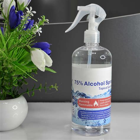 100 200 500 1000ml Refill Antibacterial Instant 75 Alcohol Sanitizing