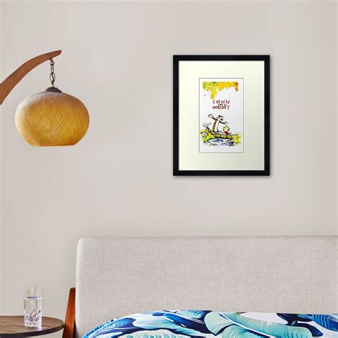 Calvin And Hobbes Framed Art Print For Sale By Lawrence47 Redbubble