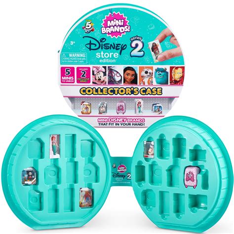 buy 5 surprise disney mini brands collector s case series 2 by zuru store and display 30 minis