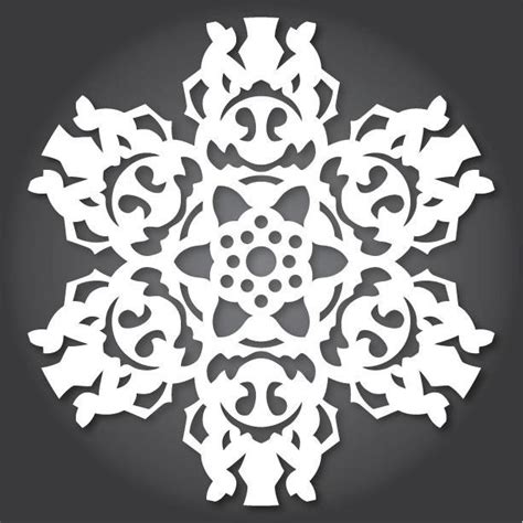 60 Free Paper Snowflake Templates—star Wars Style