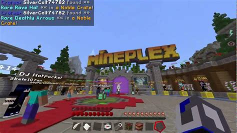 Minecraft Mineplex Cake Wars 23 New Mineplex Lobby Youtube