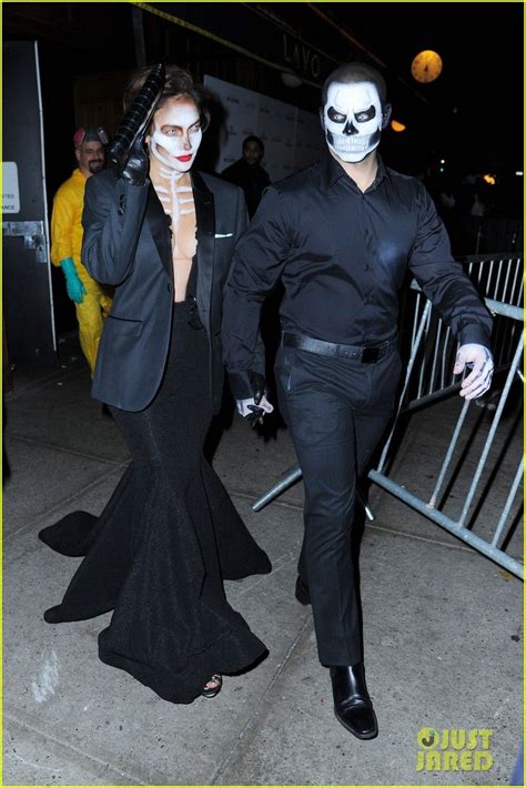 Jennifer Lopez Casper Smart Skeletons Celebrity Halloween Costumes
