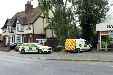 Sudbury Sex Attack Sees Suffolk Police Detectives Cordon Off Part Of Cornard Road As Forensic