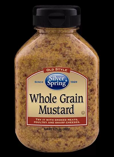 Whole Grain Mustard Silver Spring Foods Specialty Mustards