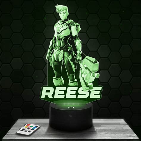 Fortnite Reese 3d Led Lamp With A Base Of Your Choice Pictyourlamp