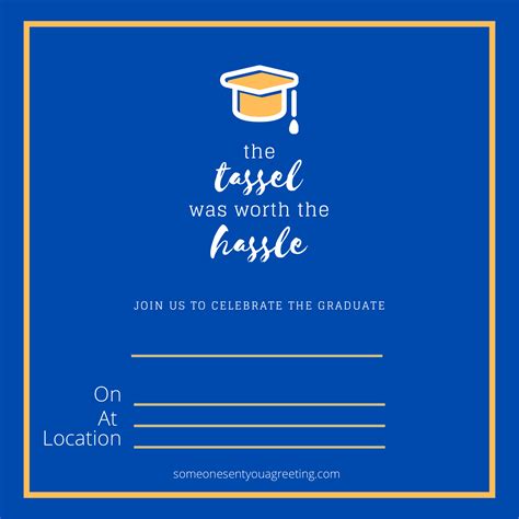 Free Graduation Invitation Templates For Word