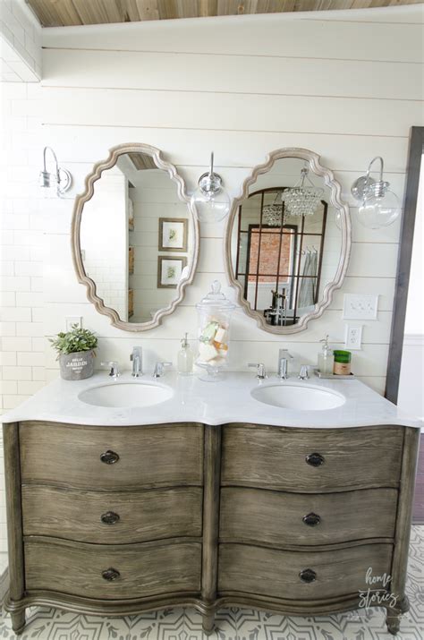 Rustic oval bathroom mirrors mavalsanca bathroom ideas. Urban Farmhouse Master Bathroom Remodel