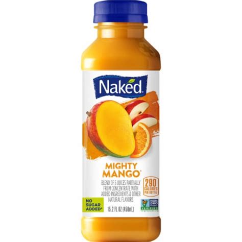 Naked Juice 100 Juice Fruit Smoothie Mighty Mango 15 2 Fl Oz Foods Co