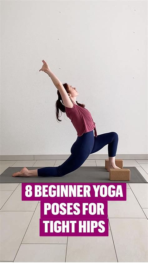 8 Beginner Yoga Poses For Tight Hips Yoga For Beginners Yoga Poses