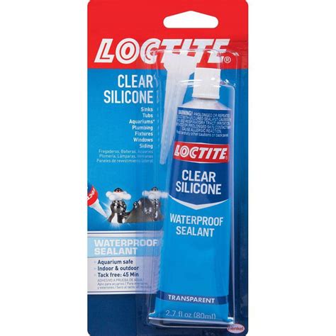 Reviews For Loctite Clear Silicone 27 Fl Oz Waterproof Sealant Pg