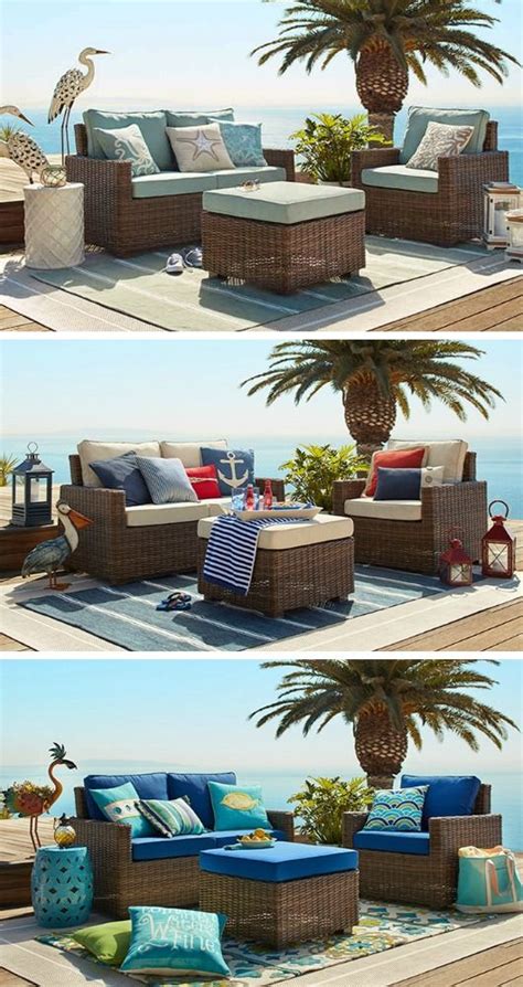 Pier 1 Outdoor Summer Decor And Furniture With A Coastal Beach Vibe