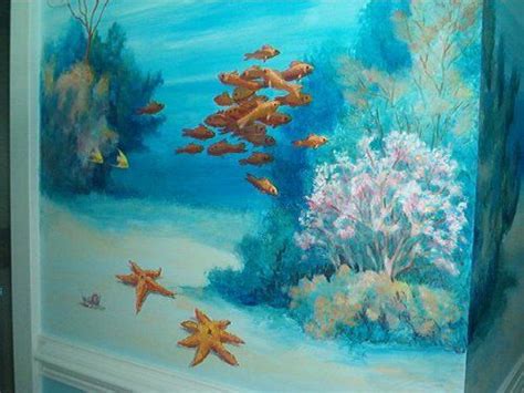 Under The Sea Mural In Childs Room Wetcanvas Walls