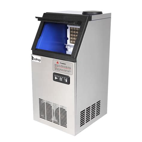 Zimtown Commercial Ice Machine 150lbs24h Automatic Freestanding Ice