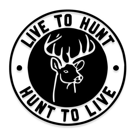 Funny Deer Hunting Decal Sticker Decalfly