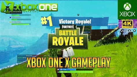 4k Fortnite Xbox One X Gameplay Victory Royale Win In