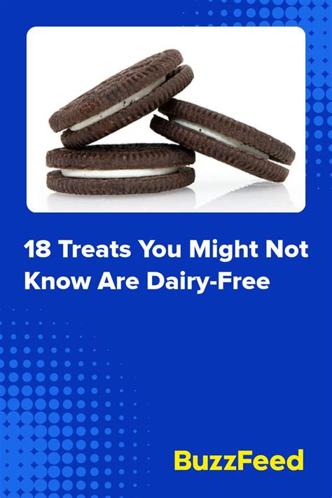 18 Treats You Might Not Know Are Dairy Free Dairy Free Cookies Dairy