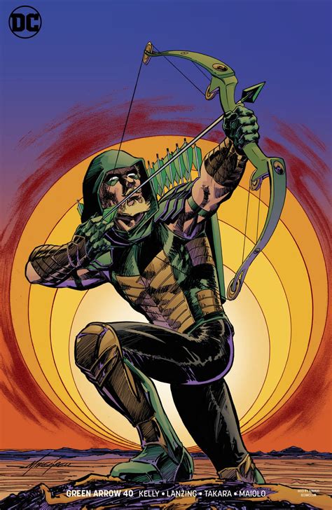 Green Arrow 40 Variant Cover By Mike Grell Green Arrow Comics