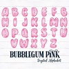 Bubble Letter Names Printable