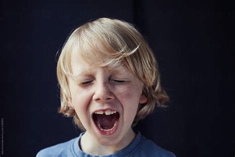 Child Shouting By Stocksy Contributor Sally Anscombe Stocksy