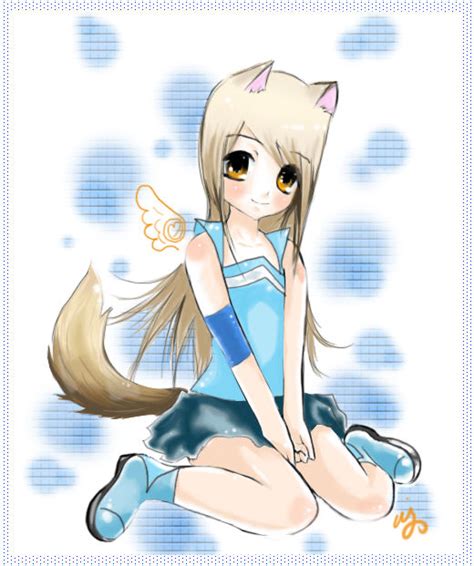 Anime Wolf Girl By Wingathon On Deviantart