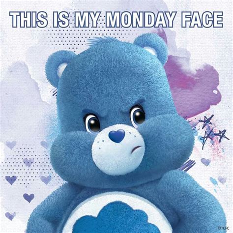 Grumpy Bear Grumpy On Monday Care Bears Cousins Grumpy Care Bear Bear Wallpaper