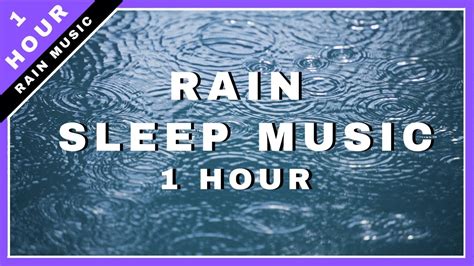 Rain Sleep Music For 1 Hour Black Screen Relax Sleep Meditation