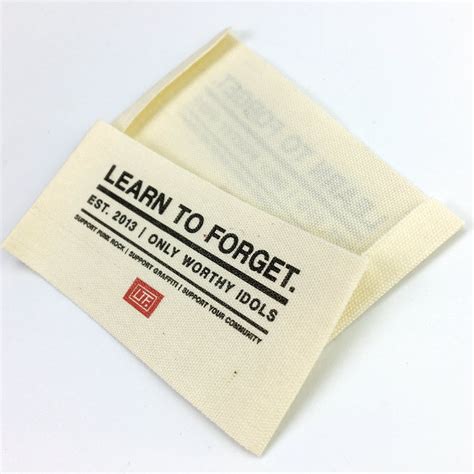 200 Custom Cotton Labels Custom Clothing Labels Using Your Etsy