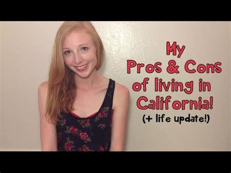 My Pros Cons Of Living In California Life Update Youtube