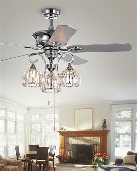 Popular ceiling fan light kit products. Nickel-Finished Ceiling Fan with Light Kit | Ceiling fan ...