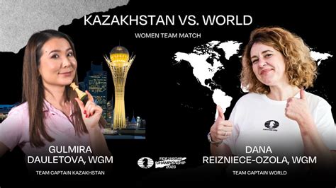 Kazakhstan Vs The World Best Female Players Will Face Off In Astana