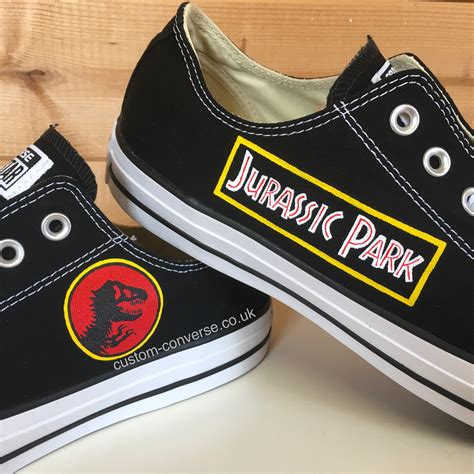 Jurassic Park Custom Converse Dinosaur Shoes Diy Converse