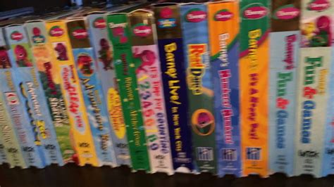 My Barney VHS DVD Collection Part YouTube