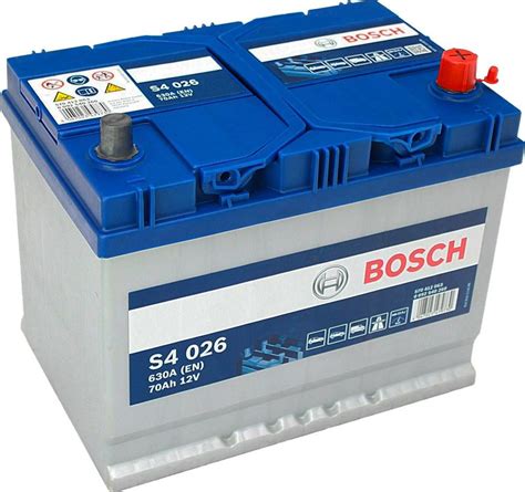 bosch battery chart