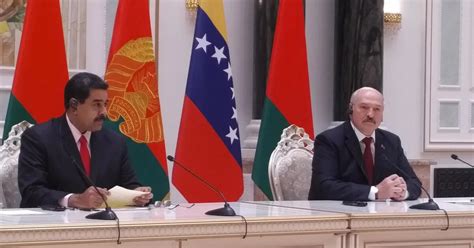 Nicolás Maduro Se Reunió Con El último Dictador De Europa Alexandr Lukashenko Presidente De